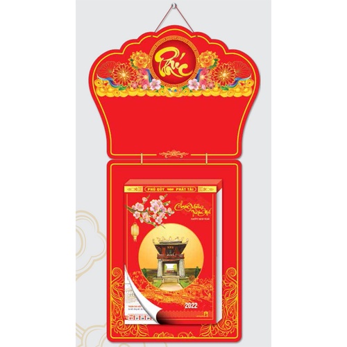 Lịch Bloc 2022 Siêu Đại - Hà Nội - Thư Pháp TL03 - Lịch Tết 2022 - Tủ Sách QQ