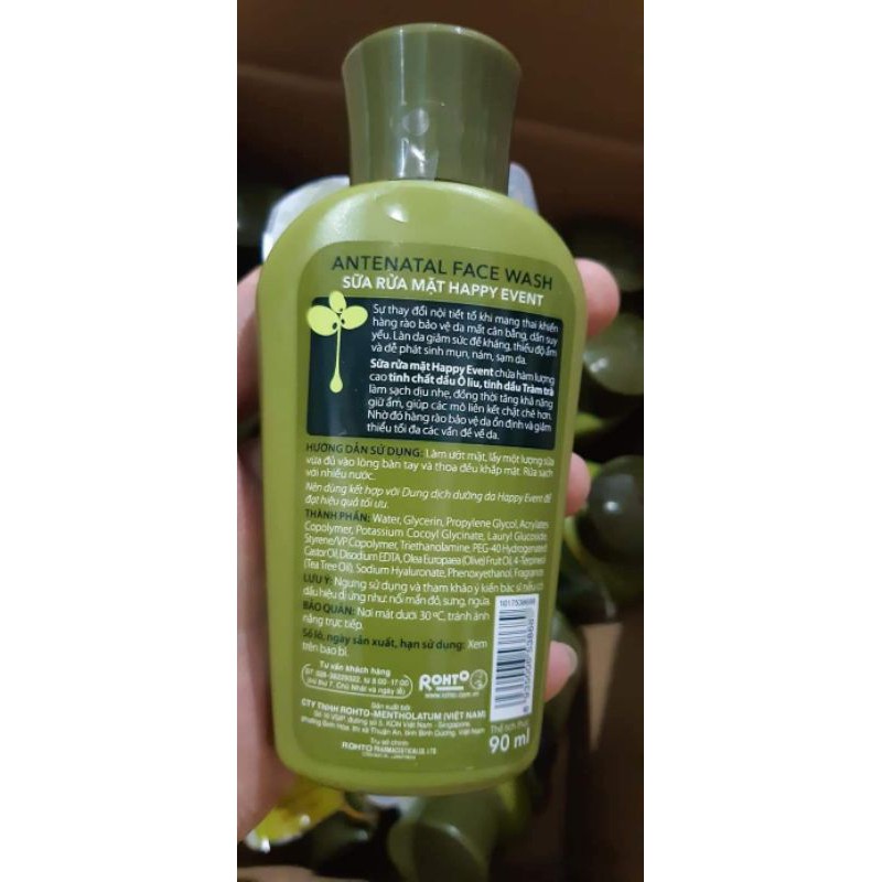 Sữa rửa mặt cho mẹ bầu olive 90ml