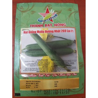 Hạt giống mướp hương Nhật 269 lai F1 Thành Đạt Nông gói 10g