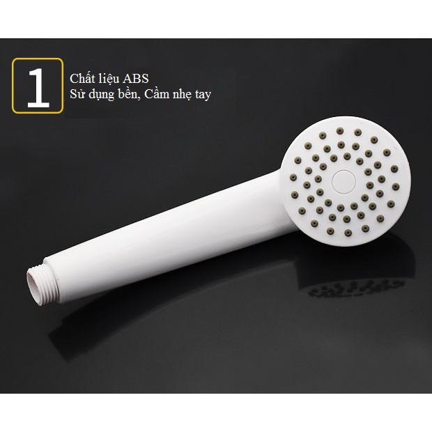 Vòi sen tăng áp phòng tắm nhựa ABS cao cấp VS1872