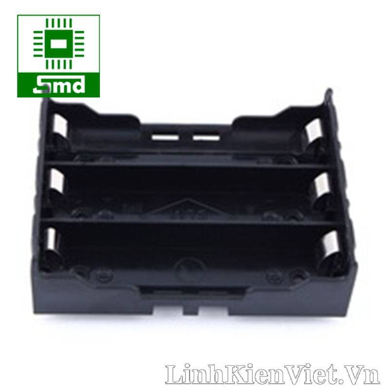 Đế pin 18650 loại 3 cell (Loại chân hàn)