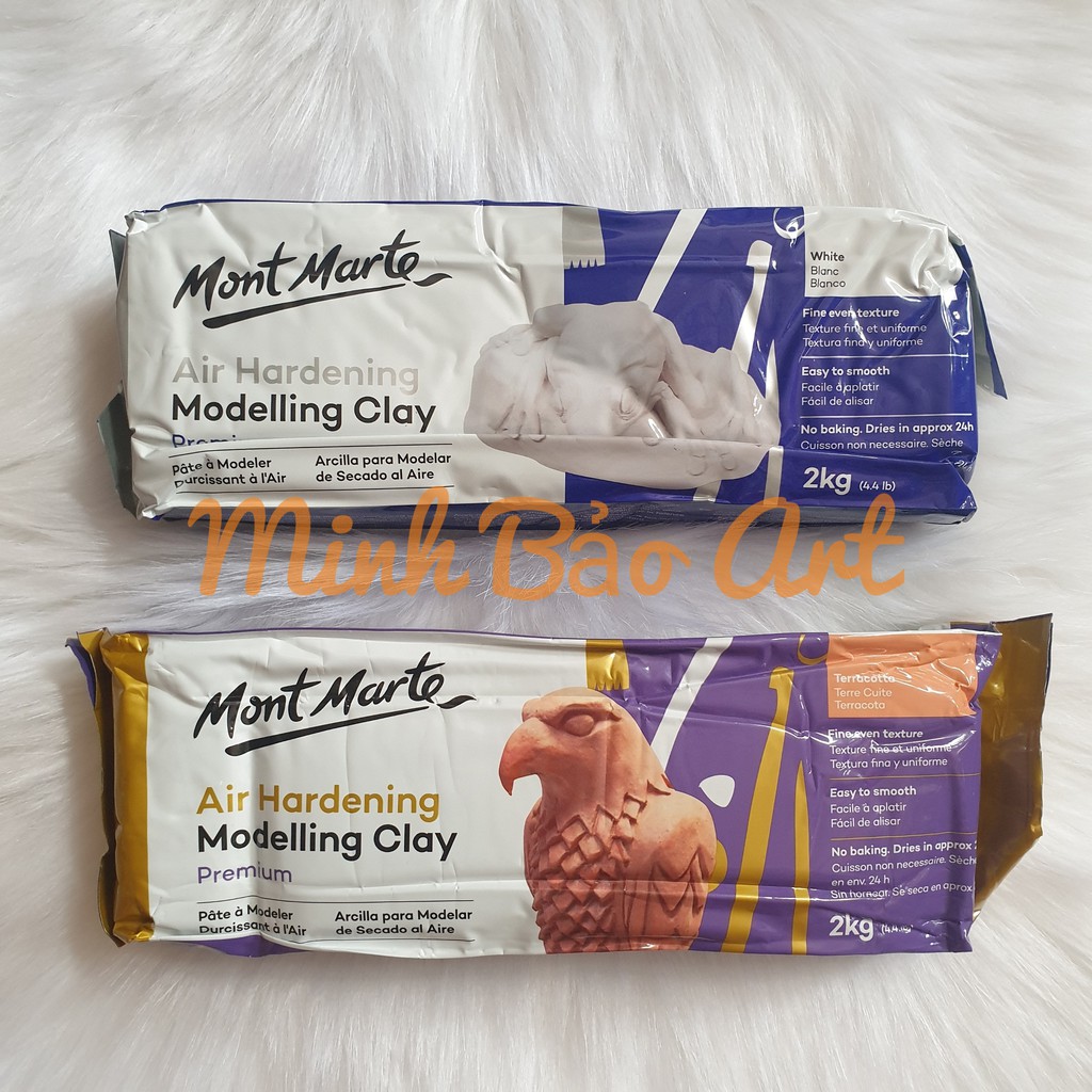 ĐẤT SÉT ĐIÊU KHẮC MONT MARTE 0.5, 2 KG / DỤNG CỤ LÀM ĐẤT SÉT