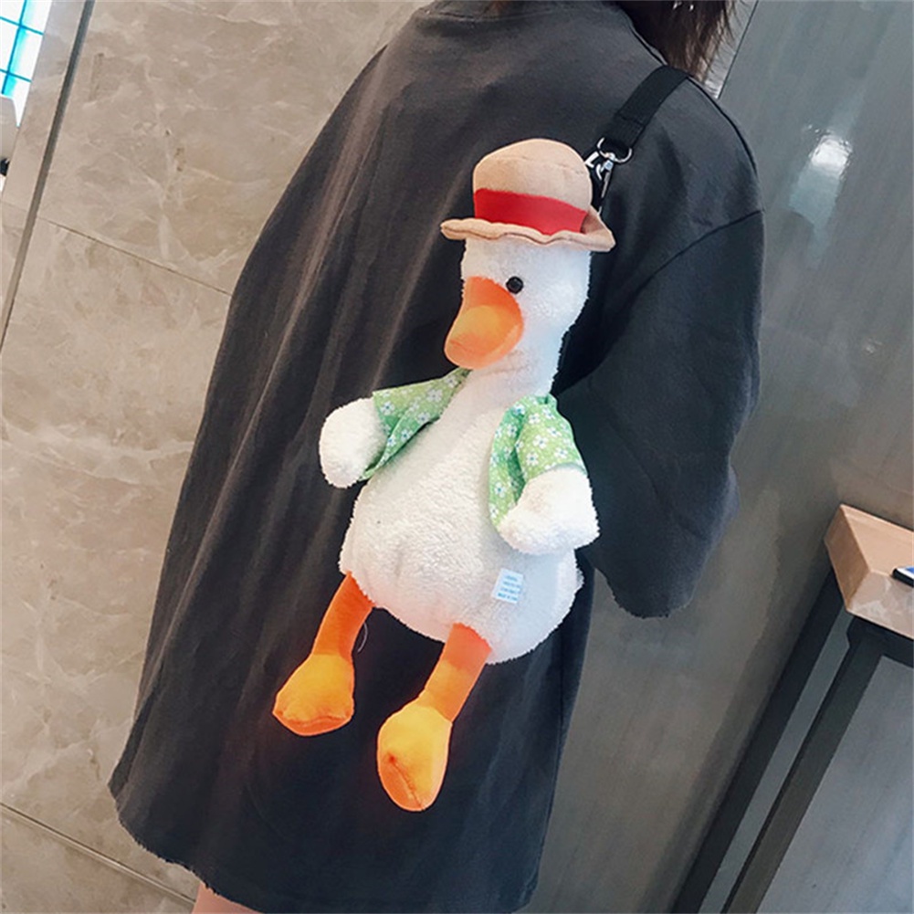 Động vật phim hoạt hình túi sang trọng Chéo Vai Túi Búp bê túi tay ấm hơn dễ thương búp bê sang trọng Túi