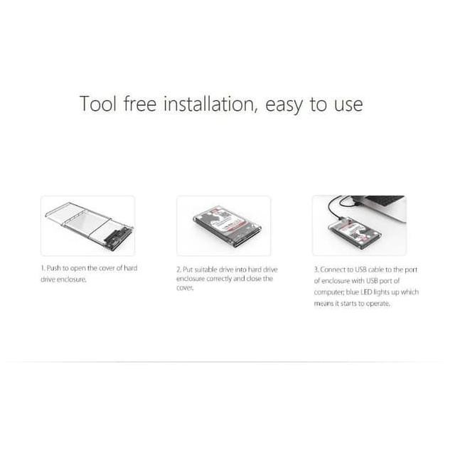 Hộp Đựng Ổ Cứng Ngoài Rời Orico Z8Pz 2.5 "Usb 3.u3 | BigBuy360 - bigbuy360.vn