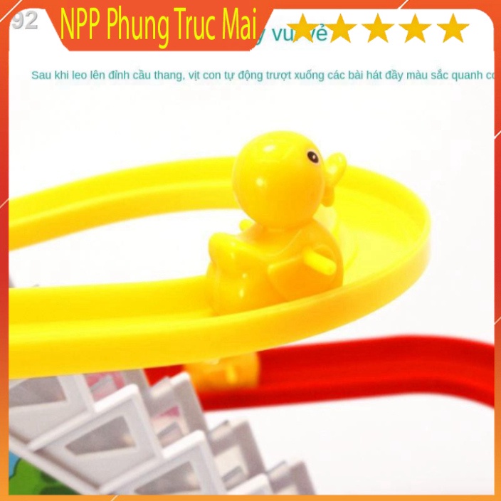 Đồ Chơi Cầu Trượt Vịt Vàng Leo Thang Siêu Dễ Thương Cho Bé Vui Chơi Giải Trí - Shop Bố Mốc NPP Phung Truc Mai