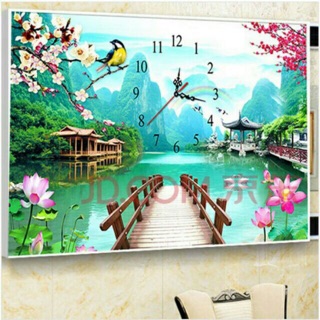 Tranh đính đá df2704 đh phong cảnh kt 80x40cm