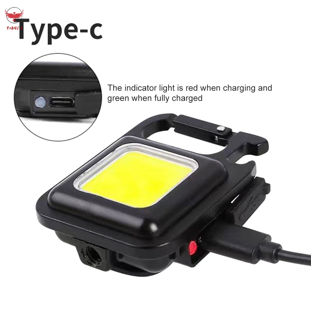 Đèn Pin Mini Đa Năng Thiết Kế Nhỏ Gọn Kèm Móc Treo Chìa Khóa Tiện Dụng Mang Theo Du Lịch Dã Ngoại