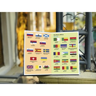 Sách - 198 Flags - Quốc kỳ các nước