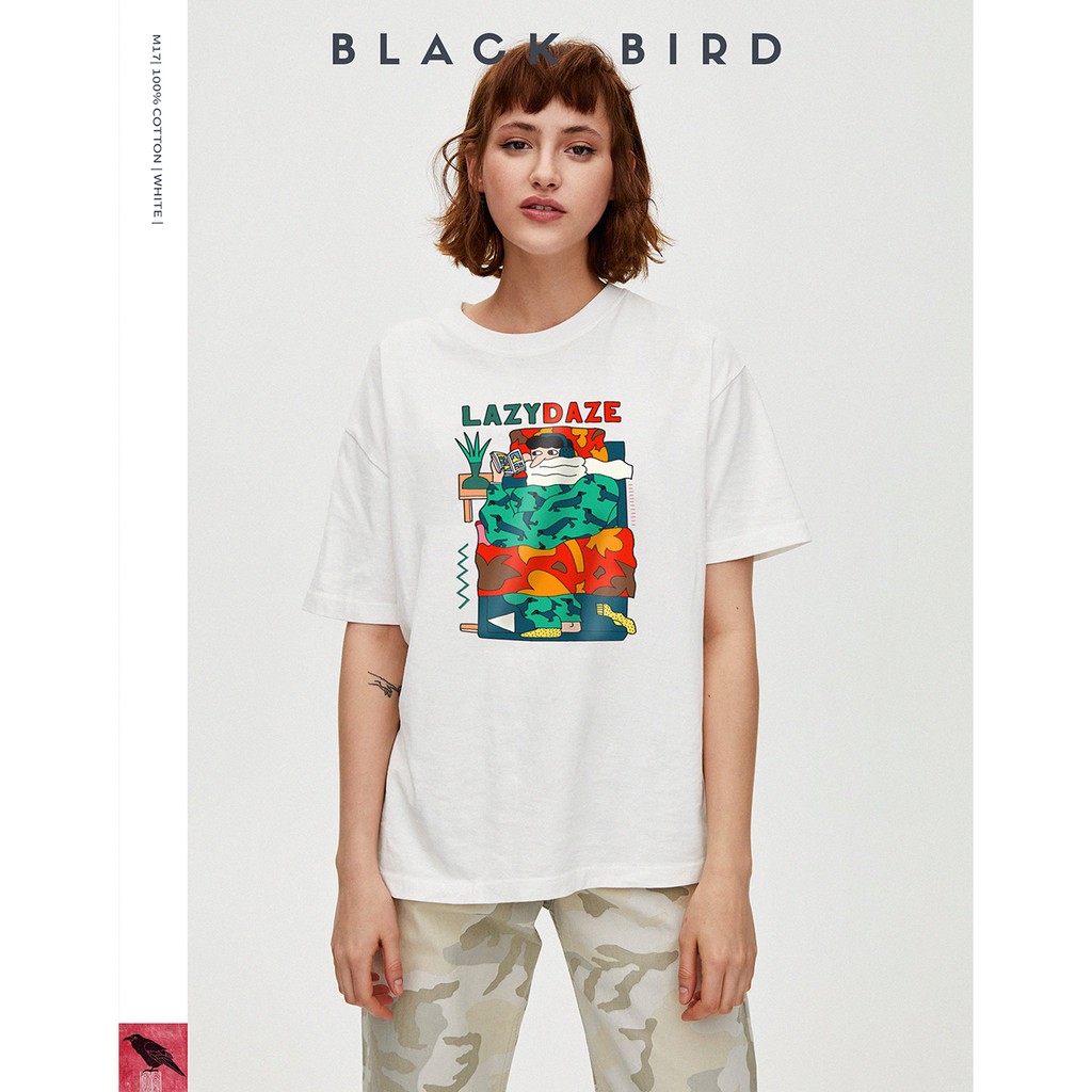 [BLACKBIRD T-SHIRT] ÁO PHÔNG NAM NỮ M17 | LAZYDAZE | BigBuy360 - bigbuy360.vn