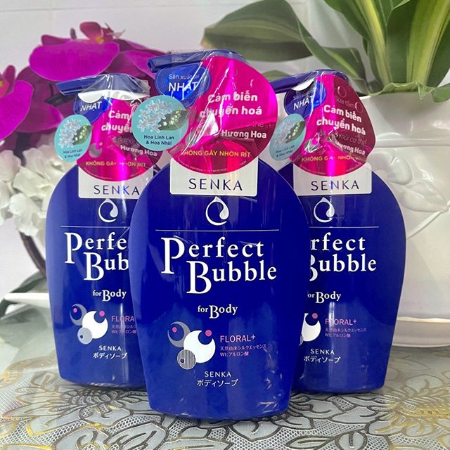 Sữa Tắm Dưỡng Ẩm Senka Perfect Bubble For Body (Nhật Bản) 500ml