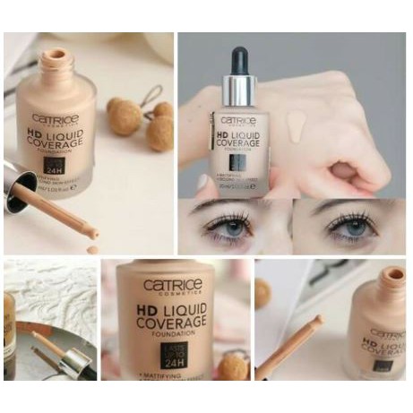 Kem nền Catrice HD Liquid Coverage Foundation 010 30 ml