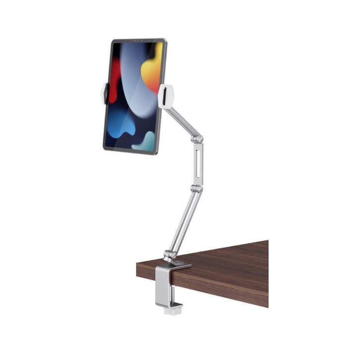 Tay Arm nâng, tay nâng máy tính bảng P60, P67 ( P60 Plus) kẹp bàn kiêm giá đỡ kẹp giữ iPad, iPhone, Kindle