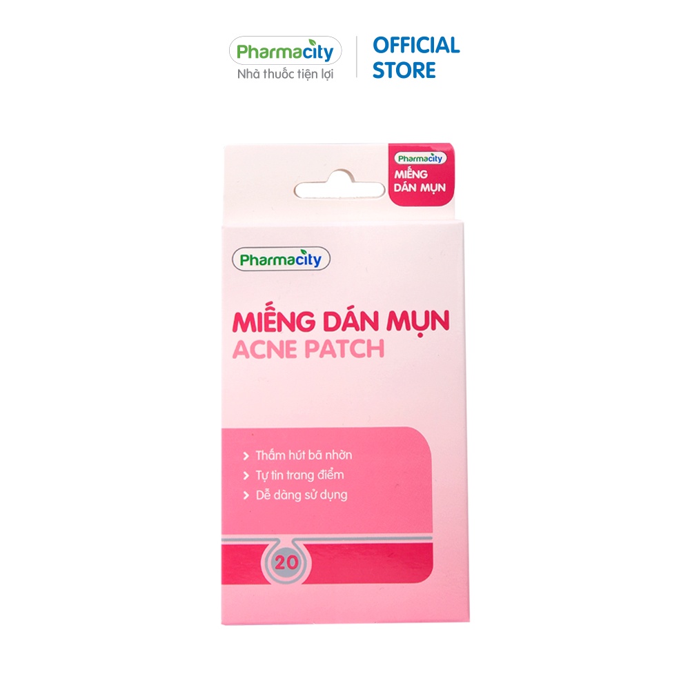 Miếng dán mụn Pharmacity (20 miếng/hộp)