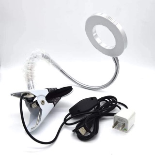 Đèn led mini kẹp bàn 2 ánh sáng