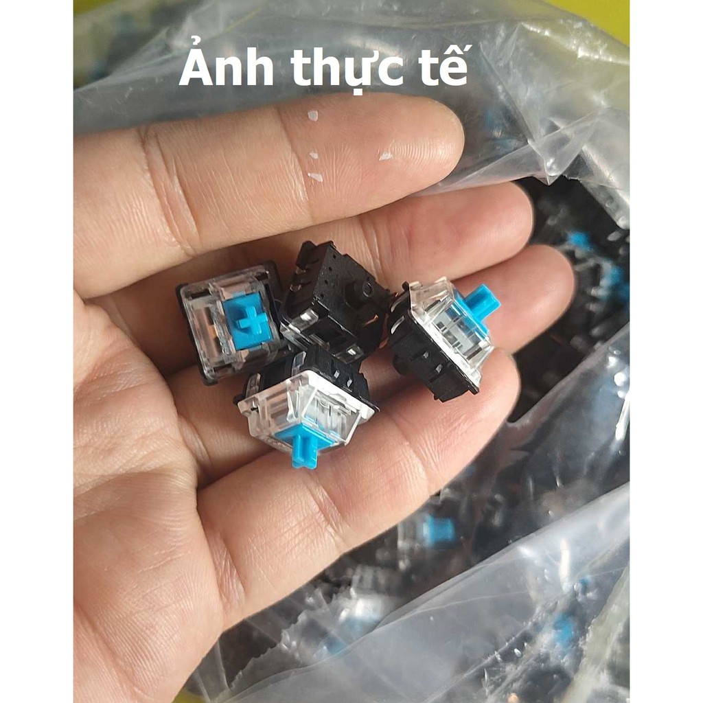 Công tắc phím cơ Gateron switch bàn phím cơ custom, thay thế Chính hãng mới 100% Mechanical keyboard Blue Gateron switch | BigBuy360 - bigbuy360.vn