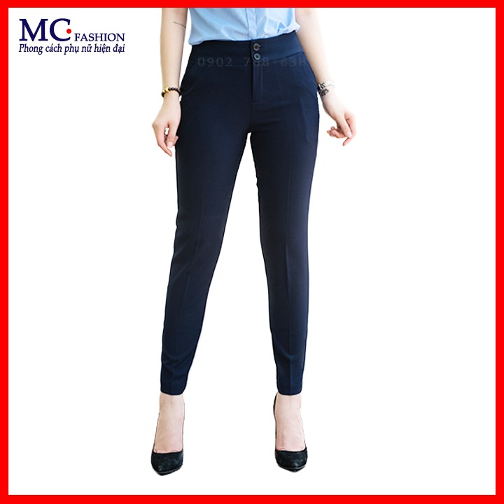 Quần tây nữ công sở dáng đẹp ống côn mc fashion q0279