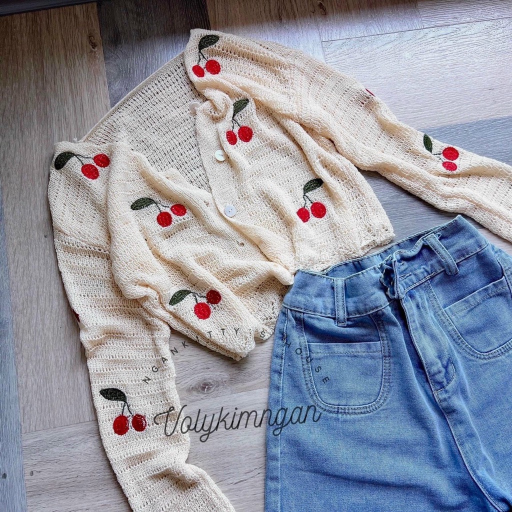 Áo khoác nữ len thu đông Emilyshop ulzzang