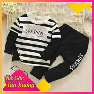 Xả Lũ Bộ nỉ spring cho bé trai bongkids.store