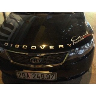 Chữ Discovery Nổi Dán Xe Trang Trí Ô tô