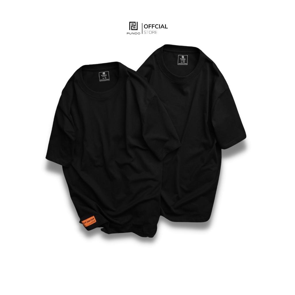 Áo thun nam cổ tròn tay ngắn phông trơn vải cotton cao cấp PUNDO ATPD444