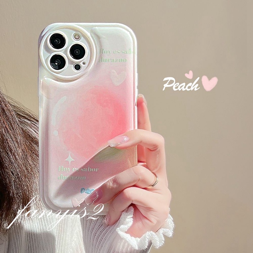 Ốp Điện Thoại Mềm In Hình Quả Đào Cho Redmi Note 11 Pro 8 9 9S Redmi 10C 9C 9A Xiaomi 11 Lite 12 Pro Poco X3 F3 mi 10T Pro