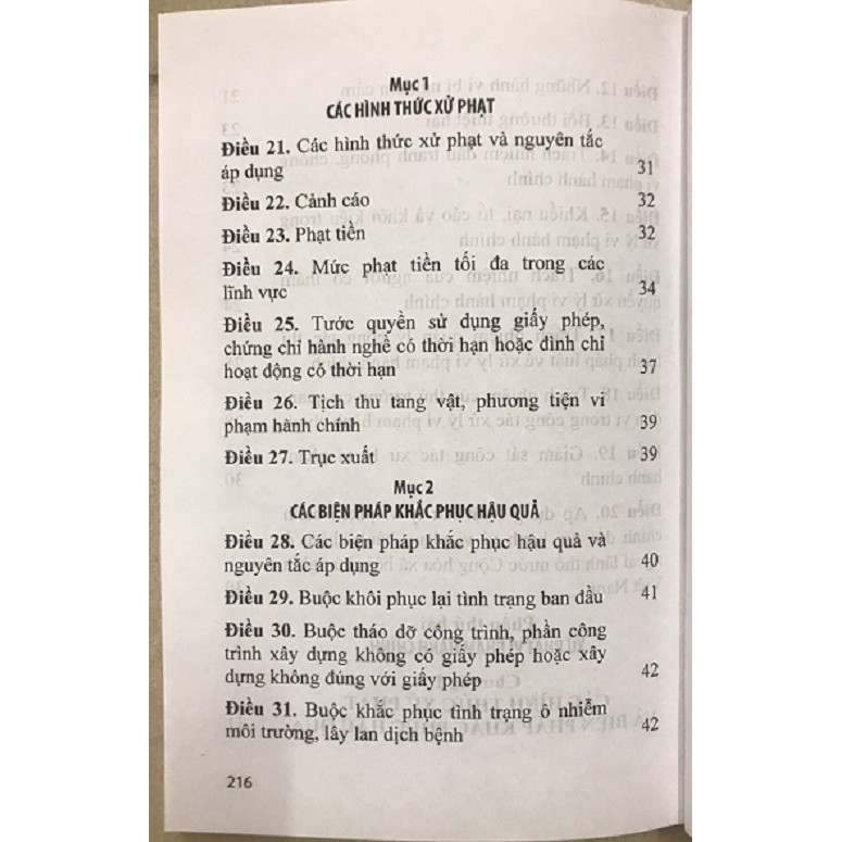 Sách Luật xử lý vi phạm hành chính