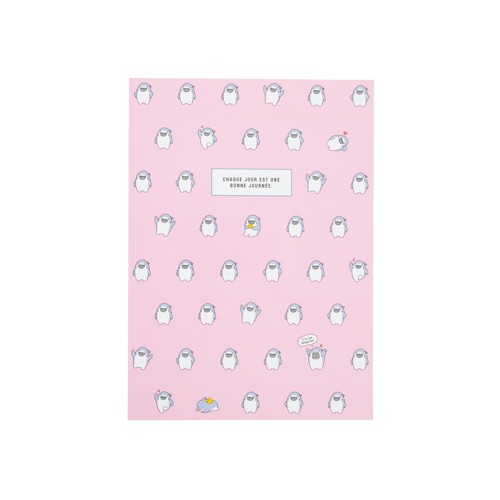 Sổ Ghi Chú ARTBOX Màu Hồng Họa Tiết Nhân Vật Hoạt Hình Boss Cho Học Kỳ Mới