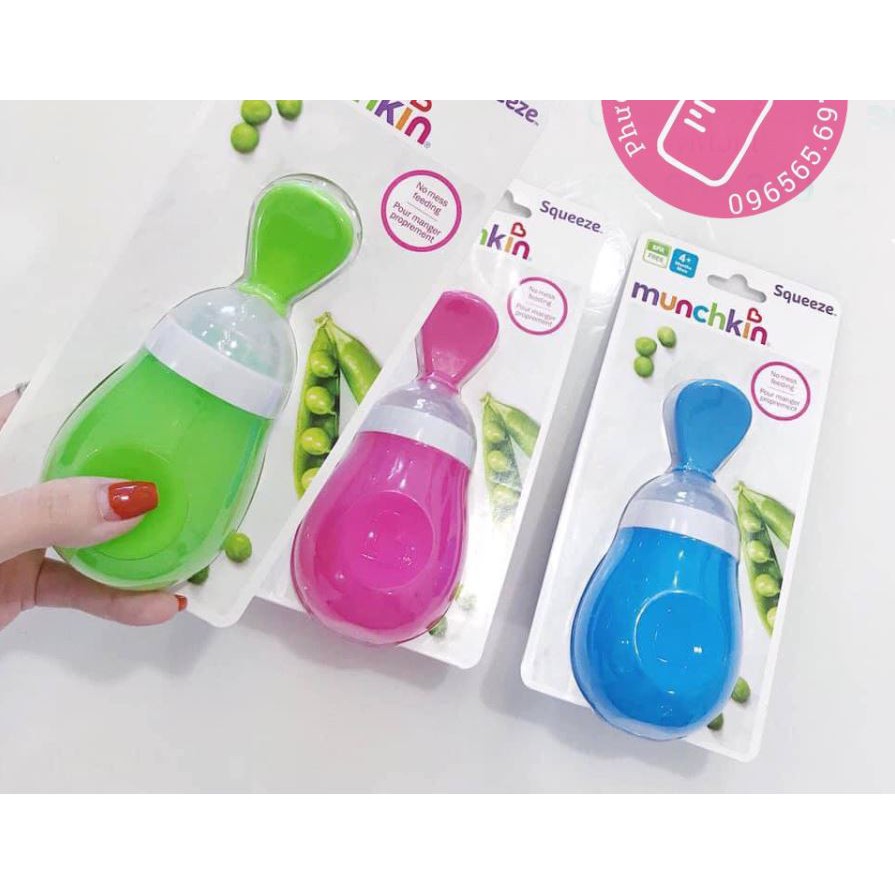 Bình thìa ăn dặm Munchkin [Chính hãng] Ảnh chụp thật