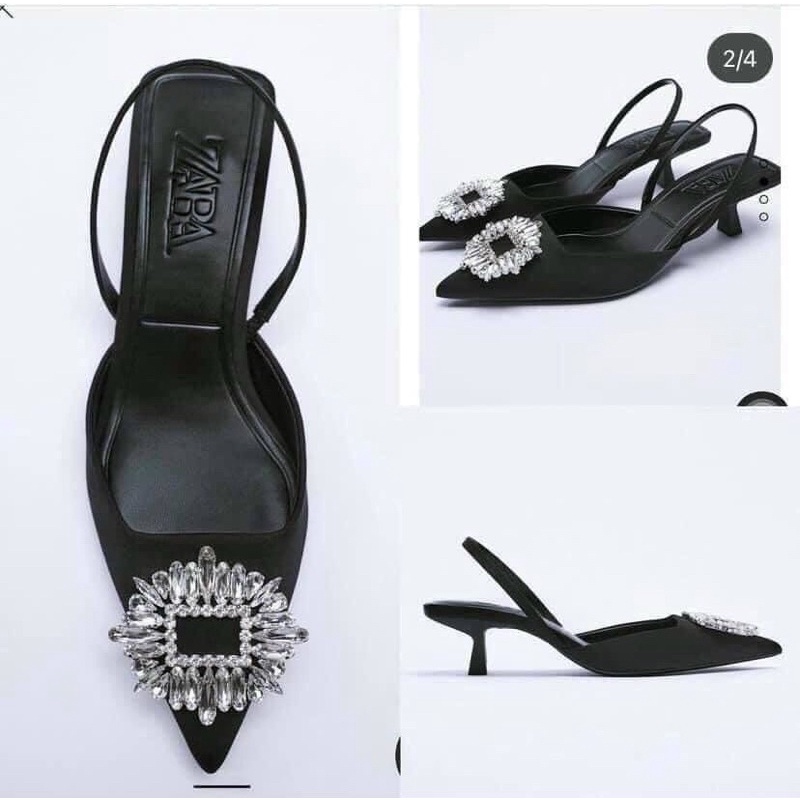 Sandal lụa hoa đá hot hit về cả hai dáng bệt và có gót fullbox