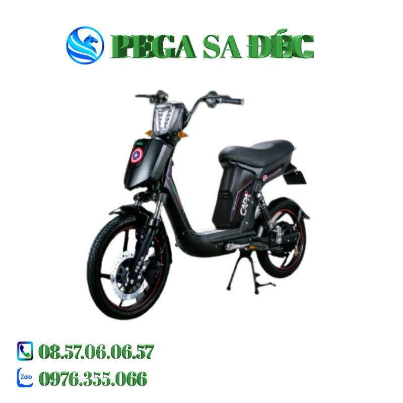 Xe điện Pega CapA+ Đen Nhám