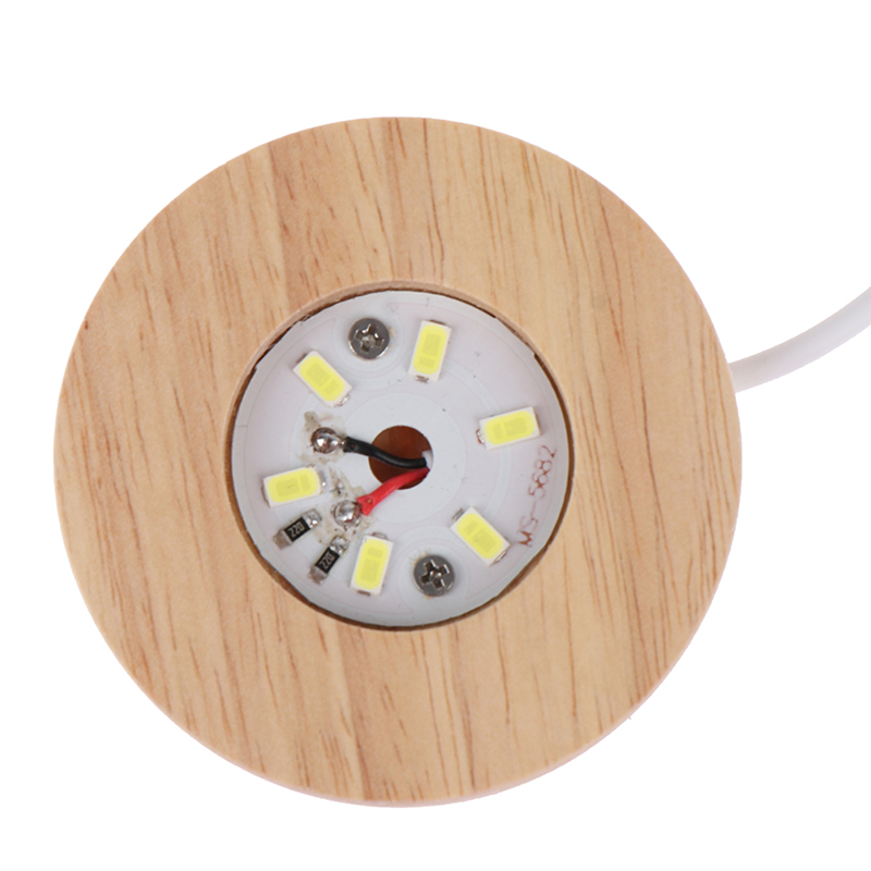 Đế Đèn Ngủ Bằng Nhựa Resin Pha Lê + Gỗ Nghệ Thuật Dùng Trang Trí