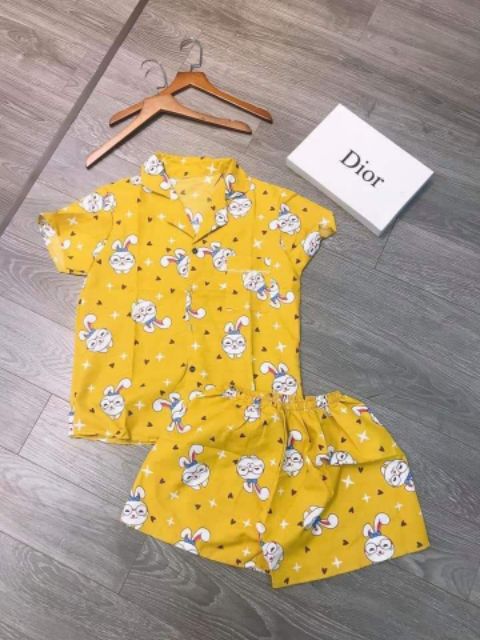 Đồ bộ pijama tay ngắn quần ngắn