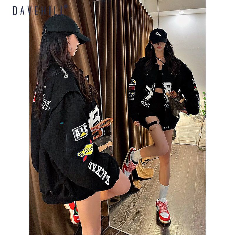 Áo Khoác Bóng Chày Mỏng Phong Cách Hip Hop Mỹ Cá Tính Dành Cho Nam Nữ
