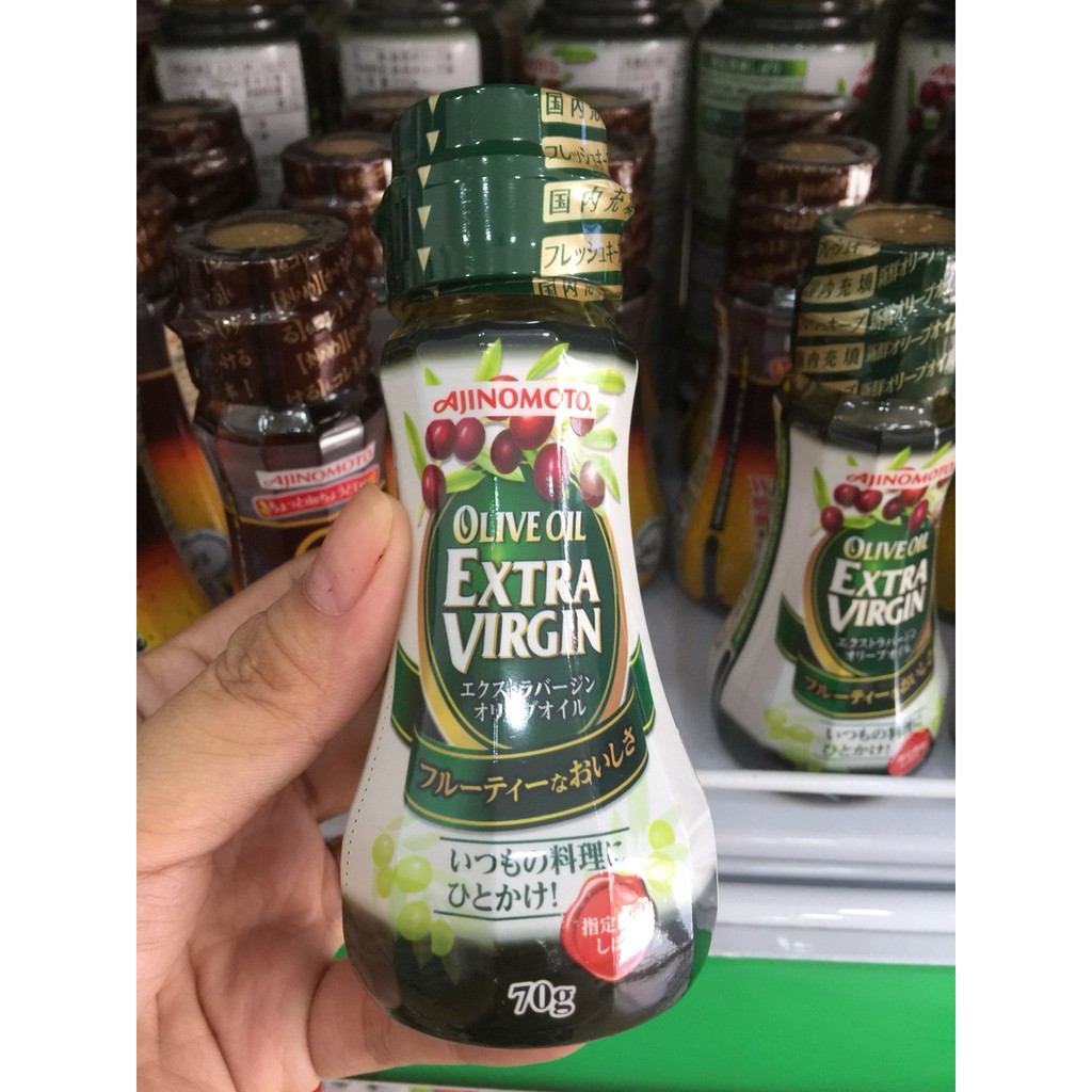 Dầu Olive Extra Virgin Ajinomoto 70g Nhật Bản