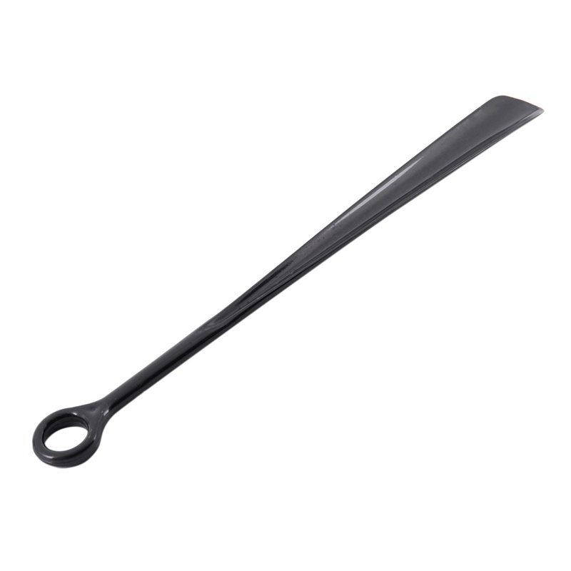 1x Dụng Cụ Hỗ Trợ Mang Giày Có Tay Cầm Dài 18.5inch Đen
