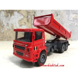 Mô hình xe công trình Tải ben thùng dài 1:60