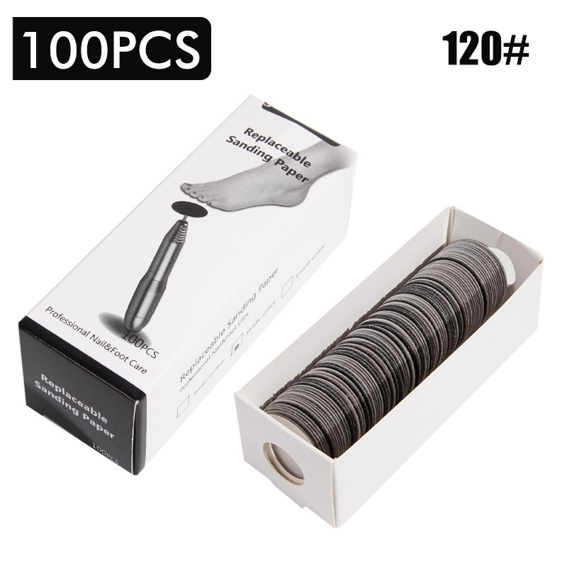 Set 100 Giấy Nhám Tẩy Da Chết Dành Cho Bàn Chân Chạy Điện Tiện Dụng