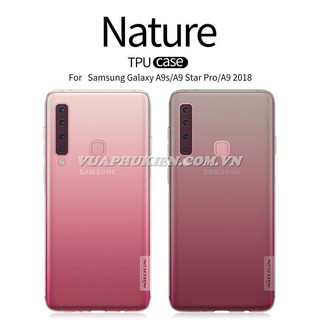 Ốp lưng hãng nillkin silicone dẻo trong suốt cho samsung galaxy a9 2018, a8 2018, a7 2018, a6 2018
