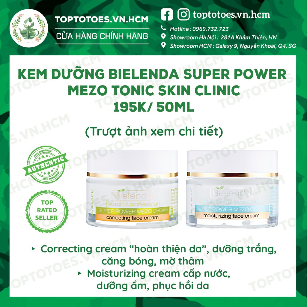 Kem dưỡng Bielenda Super Power Mezo Skin Clinic