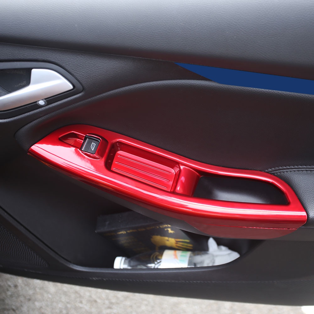 Bộ 4 Viền Bọc Công Tắc Cửa Sổ Xe Hơi Ford Focus 2019-2021 Lhd