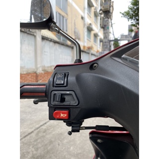Nút công tắc, nút kèn nút đề màu ĐỎ WAVE RS