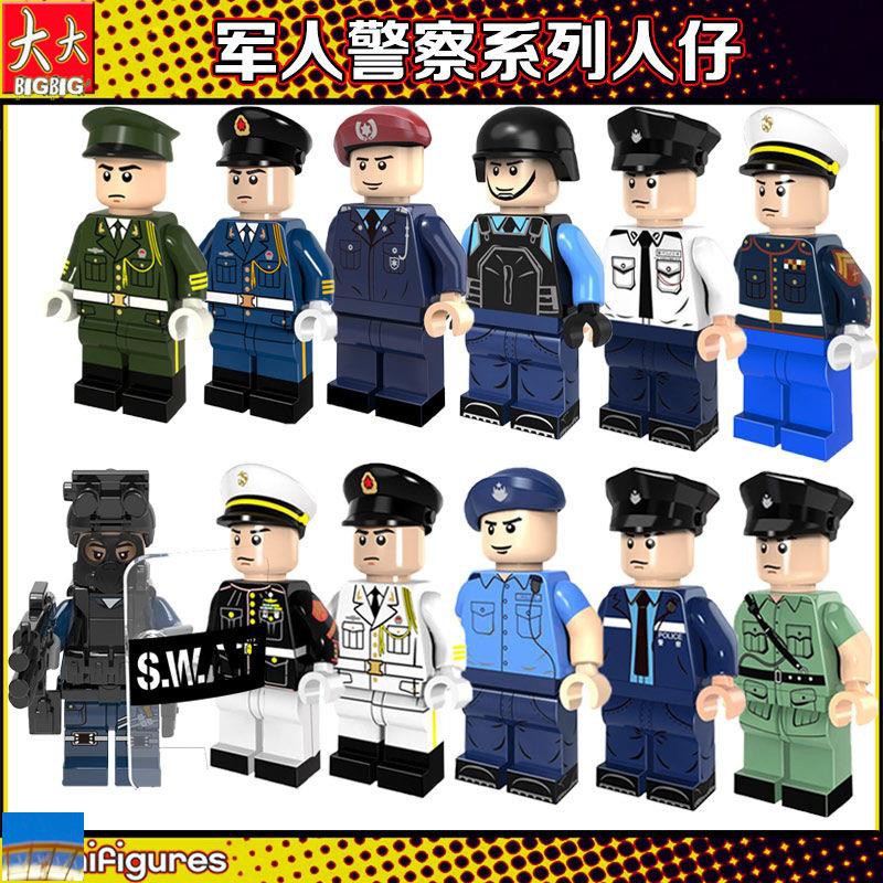 Bộ Đồ Chơi Lego Lắp Ráp Mô Hình Cảnh Sát / Tàu Chiến / Cảnh Sát / Tàu Thủy / Tàu Thủy / Quân Đội / Tàu Thủy Hỏa / Cảnh Sát Mini Chống Vỡ