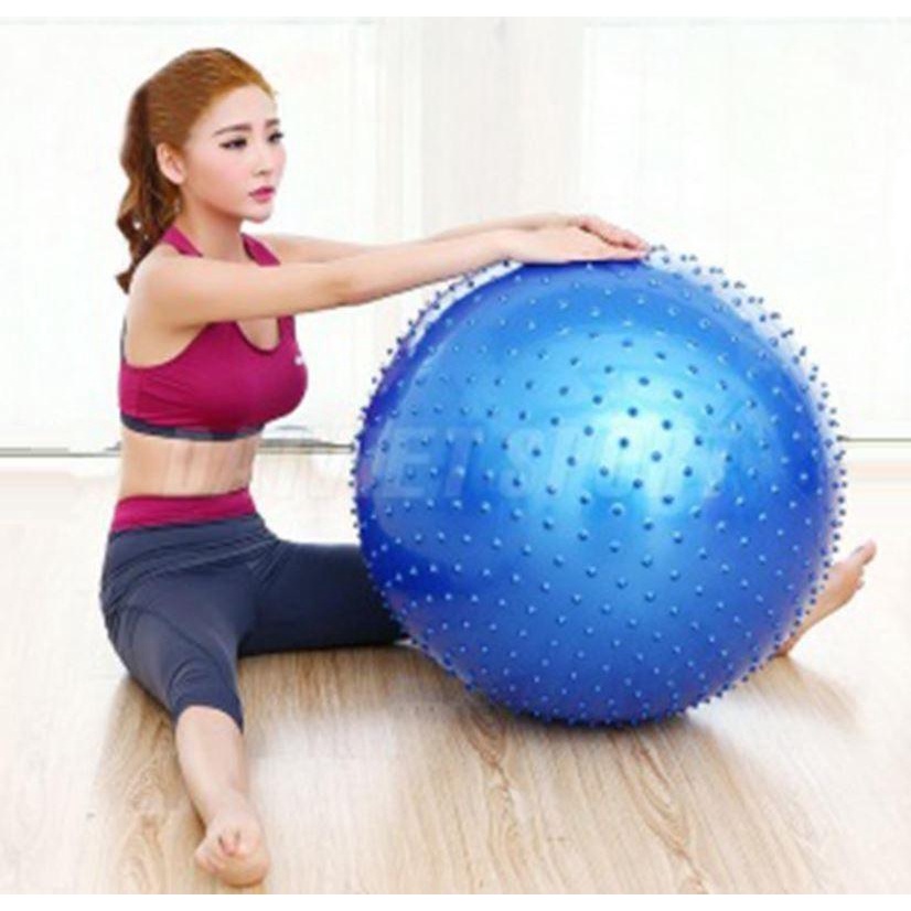 Bóng Tập Yoga Có Gai Bóng Tập Gym  - Bóng Tập Yoga Cao Cấp Có Gai 75cm Loại Cực Dày, BH 1 ĐỔI 1