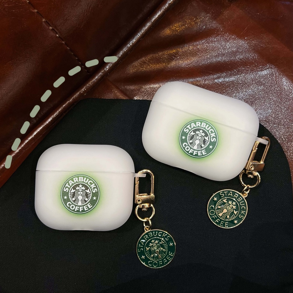 Vỏ Bảo Vệ Hộp Sạc Tai Nghe AirPods3 AirPods3 Pro 2Gen Họa Tiết Starbucks Thời Trang 2021 Ốp