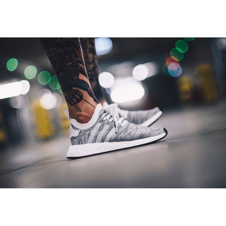 Giày Adidas NMD R2 PK "GREY ORANGE" BY9410