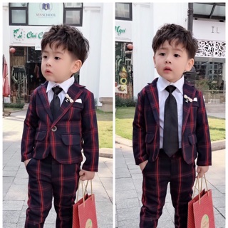Vest bé trai 5 chi tiết