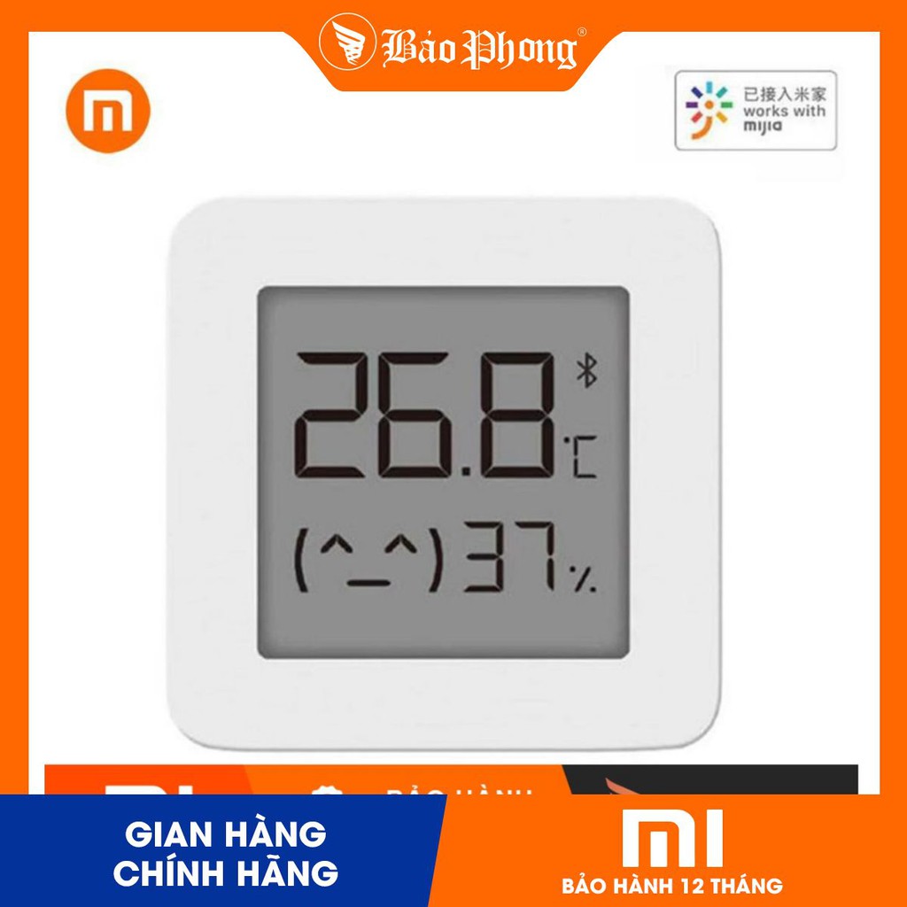 Máy Đo Nhiệt Độ XIAOMI bluetooth wireless temperature and humidity sensor 2