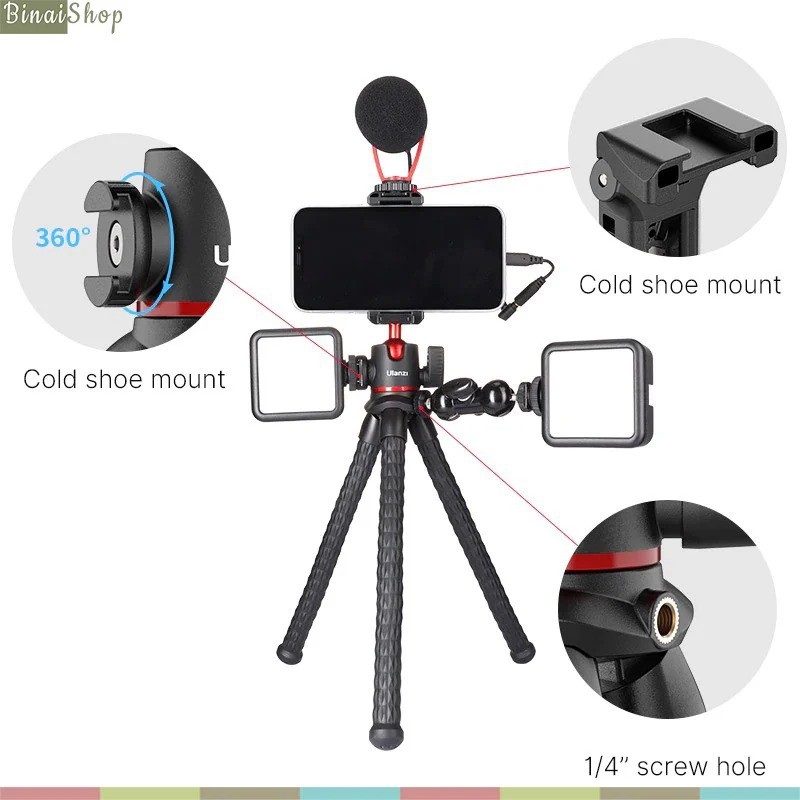 Ulanzi MT-33 - Tripod Bạch Tuộc Cho Máy Ảnh, Điện Thoại