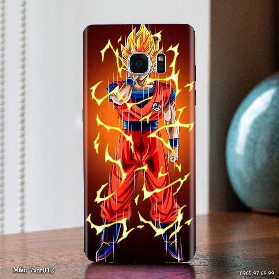 Miếng dán skin Samsung GALAXY J7(2016) in hình Songoku Dragon ball sưu tầm