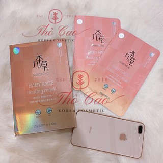 MẶT NẠ NÂNG CƠ GUBONCHO UGB FACE HEALING MASK LẺ 1 MIẾNG